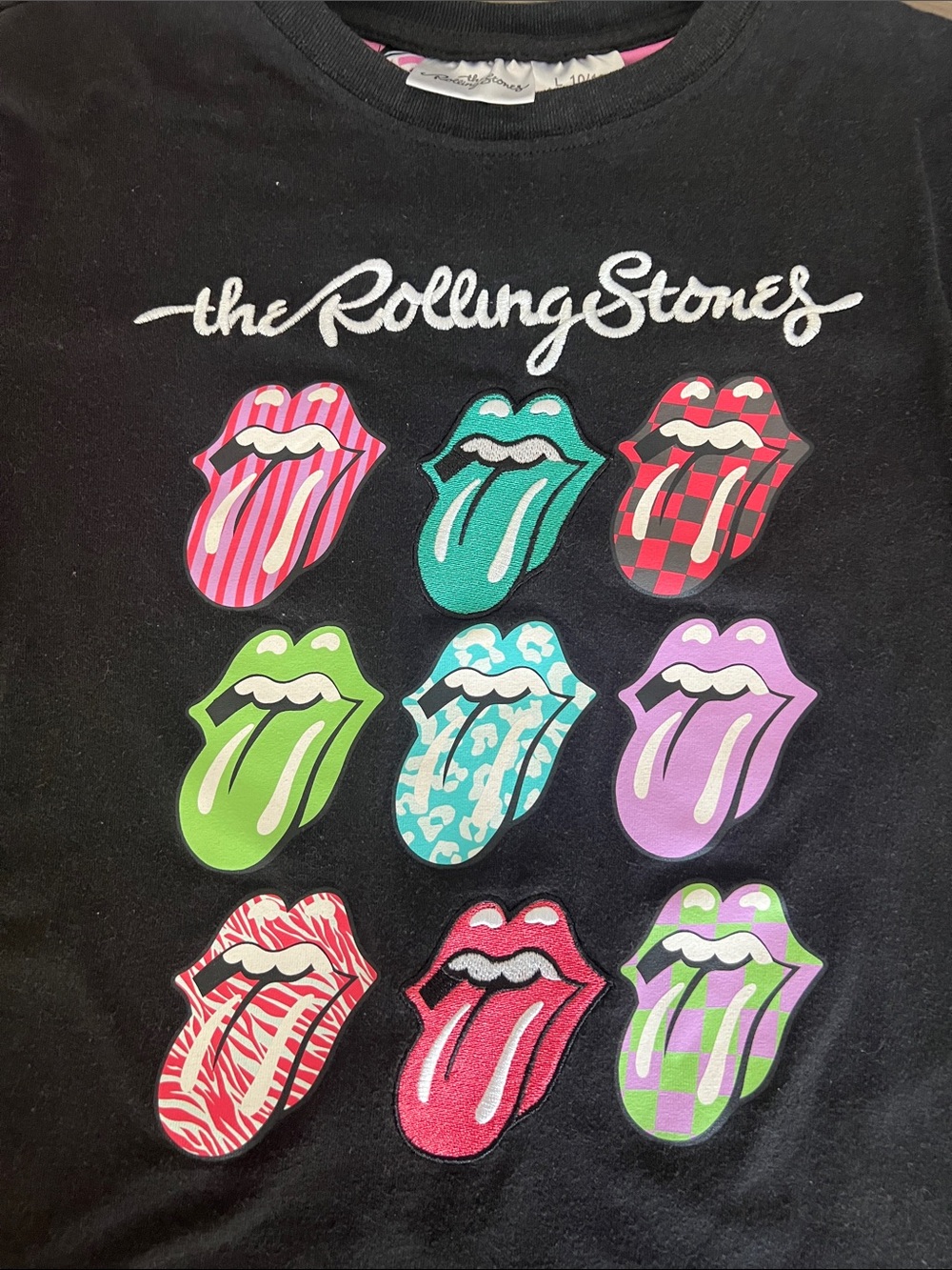 Girls Rolling Stones T-shirt - Size 10/12
